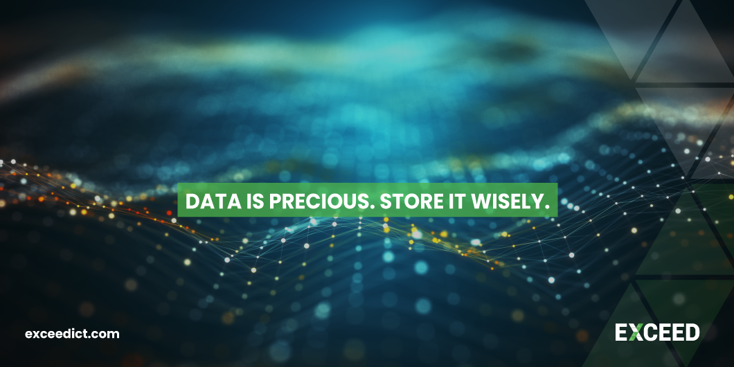 Data Is Precious. Store It Wisely.