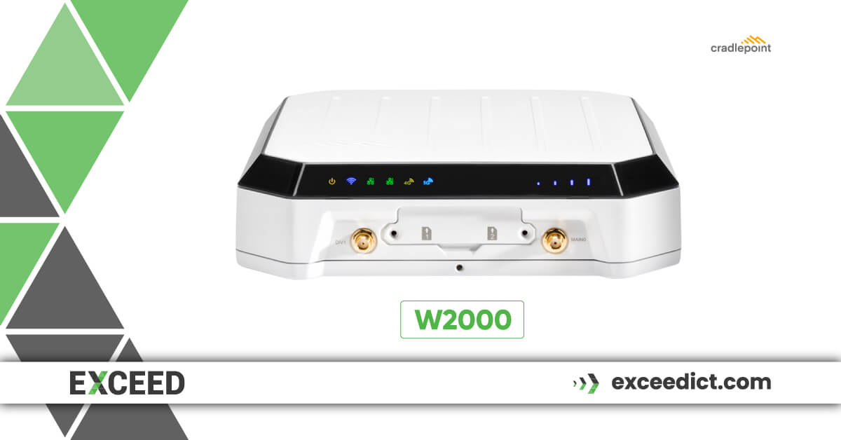 Cradlepoint W2000 Wideband adapter to Maximising Network Efficiency