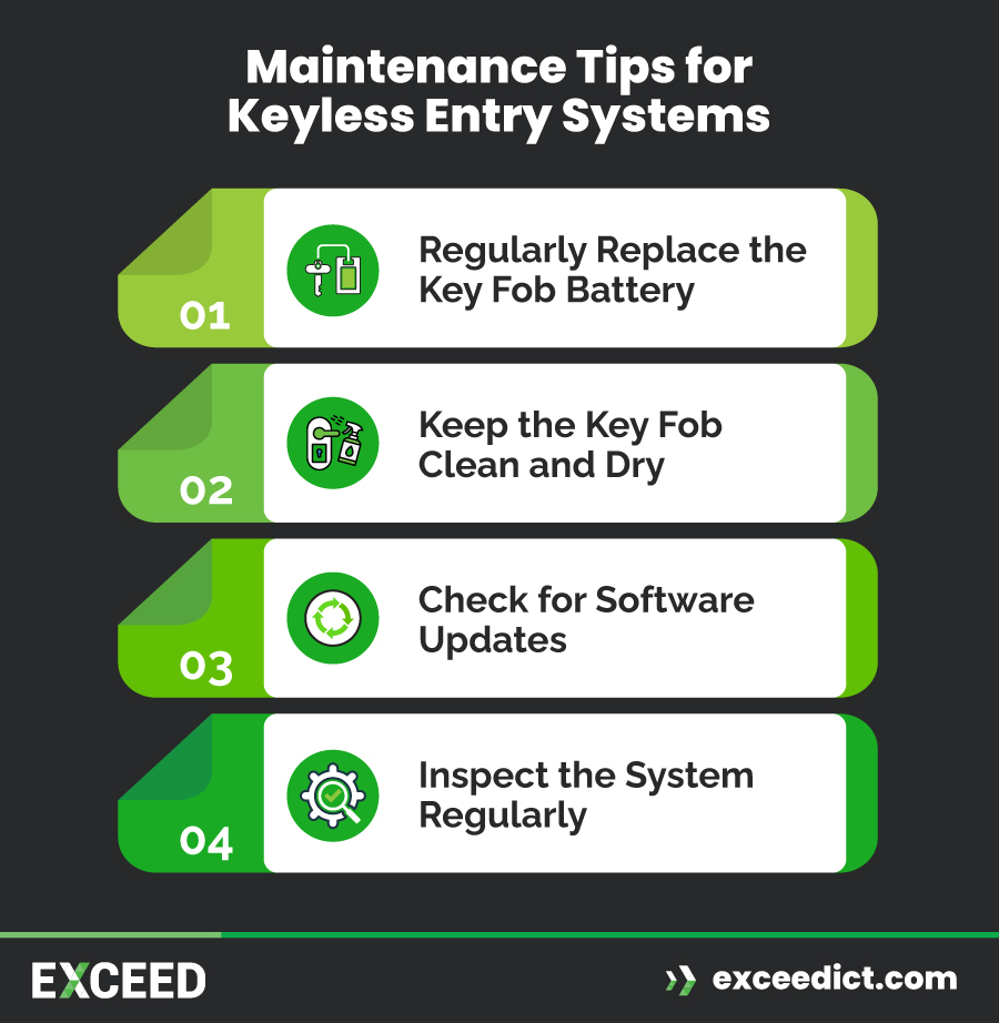 Maintenance Tips for Keyless Entry Systems for Cars