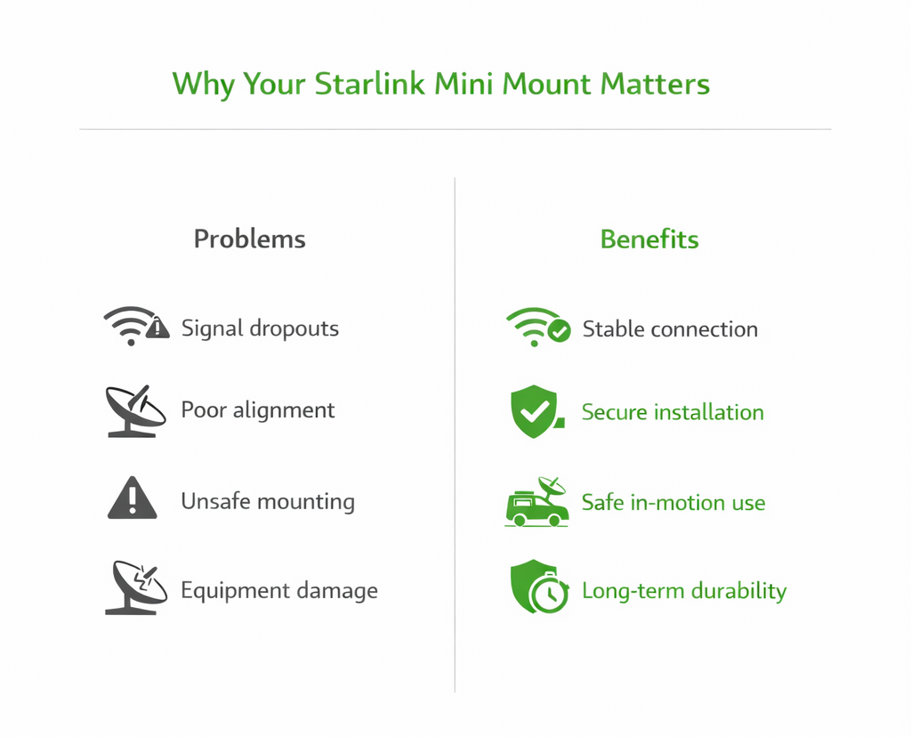 Why Does Your Starlink Mini Mount Matters