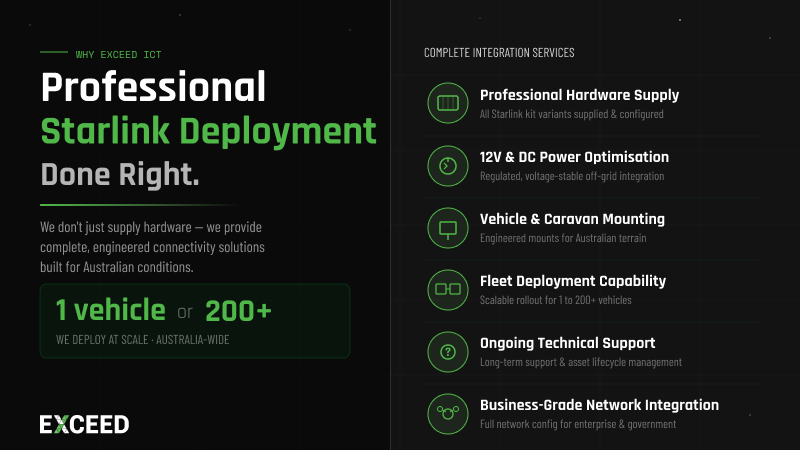 Why Choose Exceed ICT for Starlink Roam Kits