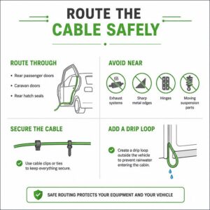 Route the Cable Safely